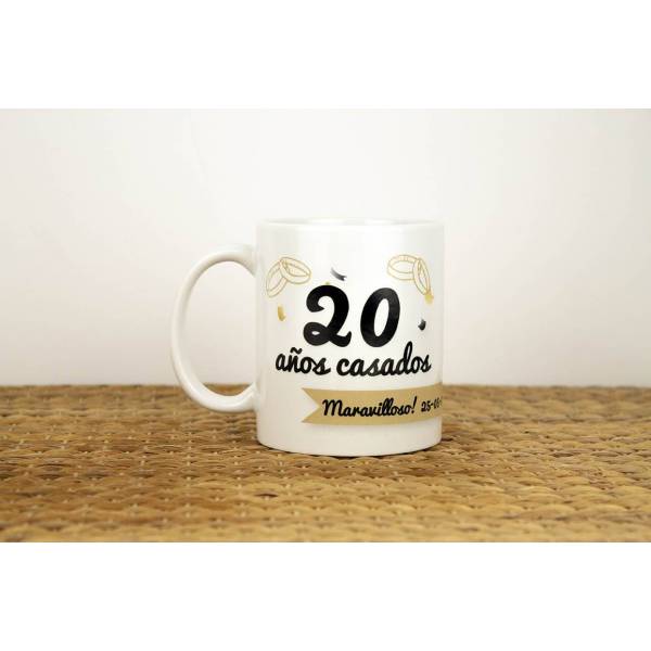 Foto regal taza personalizada Bodas de para aniversario de bodas