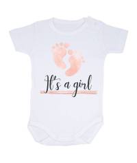 Body bebé - Revelación del sexo - Niña - "It's a girl"