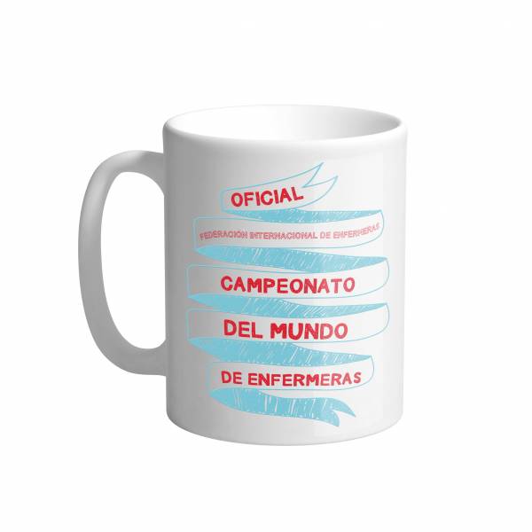 Taza Mejor Enfermera del Mundo por detrás