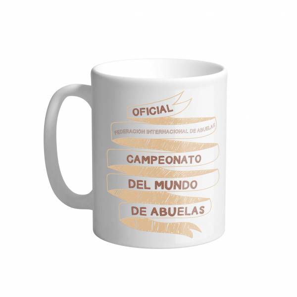 Taza Mejor Abuela del Mundo por detrás