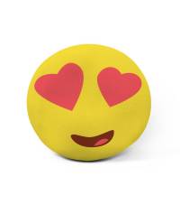 Cojín emoji personalizado Ojos con corazones