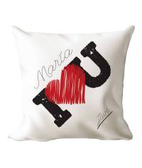 Cojín personalizado "I love U"