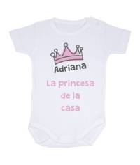 Body personalizado "La princesa de la casa"