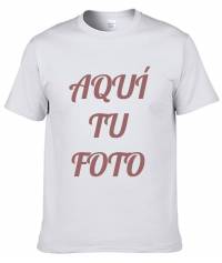 Camiseta para adulto personalizada con foto - Tacto algodón