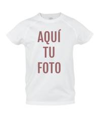 Camiseta técnica de adulto personalizada con foto
