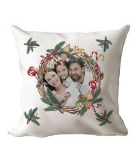 Cojín Navidad con foto personalizada
