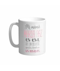 Taza personalizada "Mi mamá es esa que con sus besos quita..."
