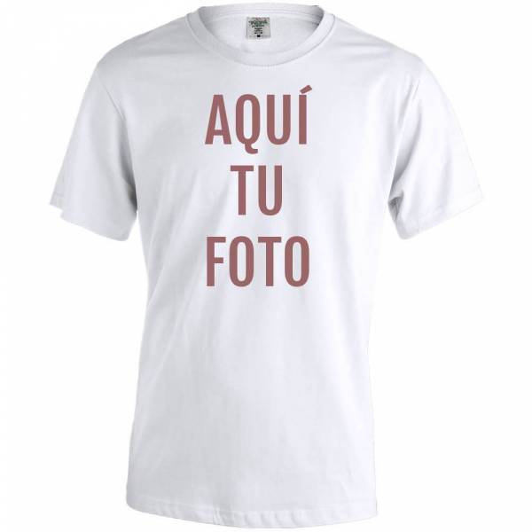 Camiseta adulto "Keya" 150g/m2 personalizada con foto